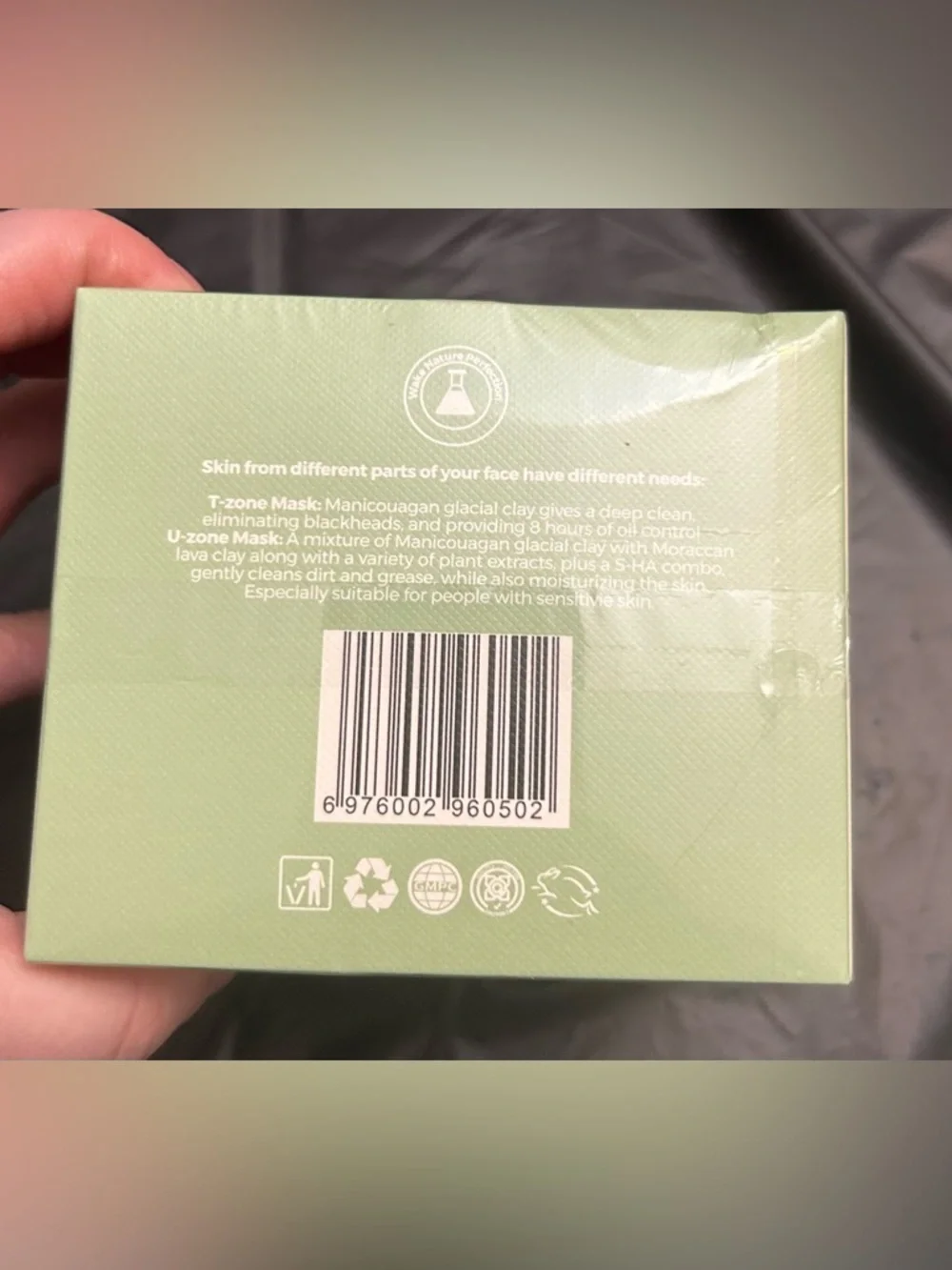 WNP Duo Nature Perfection -Green Clay Mask - 15-Minute Duo Cleansing Treatment